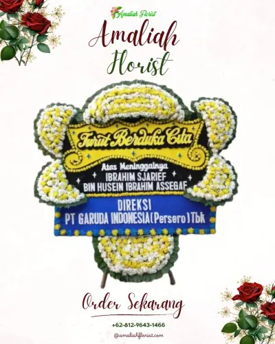 Papan Bunga Duka di Dukuh Sutorejo