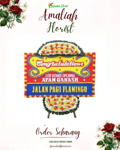 Bunga Papan Congratulation di Dukuh Sutorejo